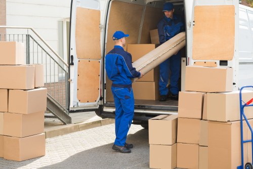 Man With A Van Chiswick moving team preparing items safely