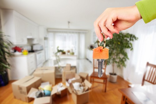 Packing and unpacking services for a Chiswick home move