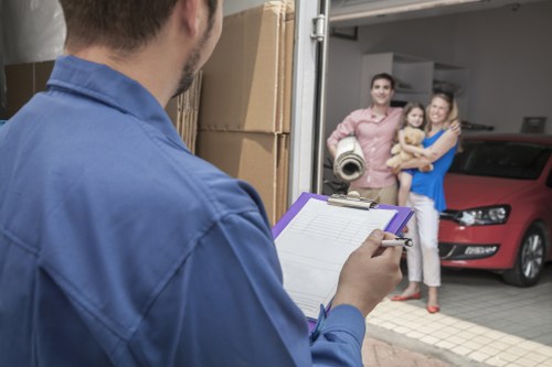 House removals support for a family home in Chiswick