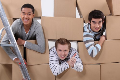 Careful handling of furniture during house removals in Chiswick