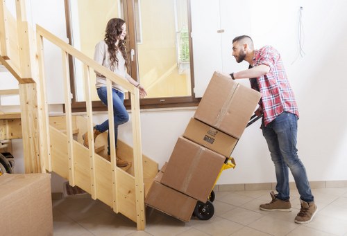 Chiswick office relocation with coordinated business movers