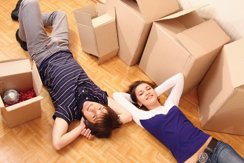 Furniture move from a Chiswick flat with access stairs