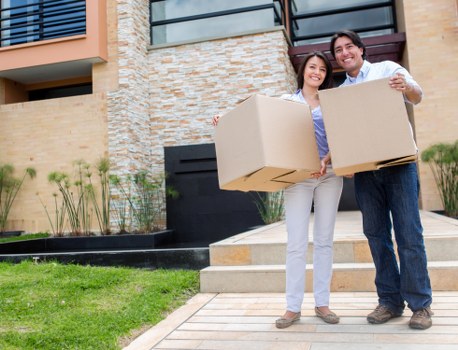 A local removals crew loading belongings for a Chiswick move